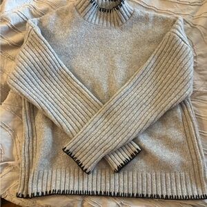 Joie Whipstitch turtleneck sweater
